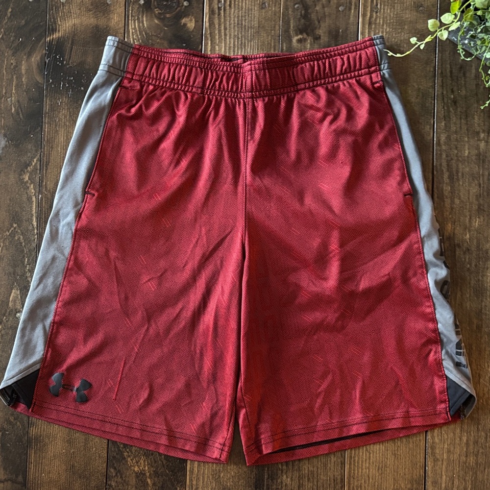 Under Armour Boy’s Shorts in Red, Black, Blue, and Maroon - Picture 12 of 14